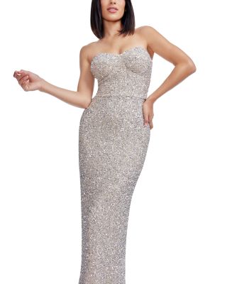 Vada Embellished Midi Dress