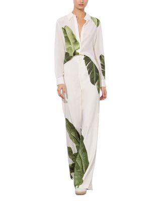 Alice+Olivia アリスアンドオリビア　シルク100% SILK シャツ Alice and Olivia Willa Silk Strawberry Print Shirt