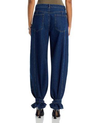 Tre High Rise Jeans in Dark Blue