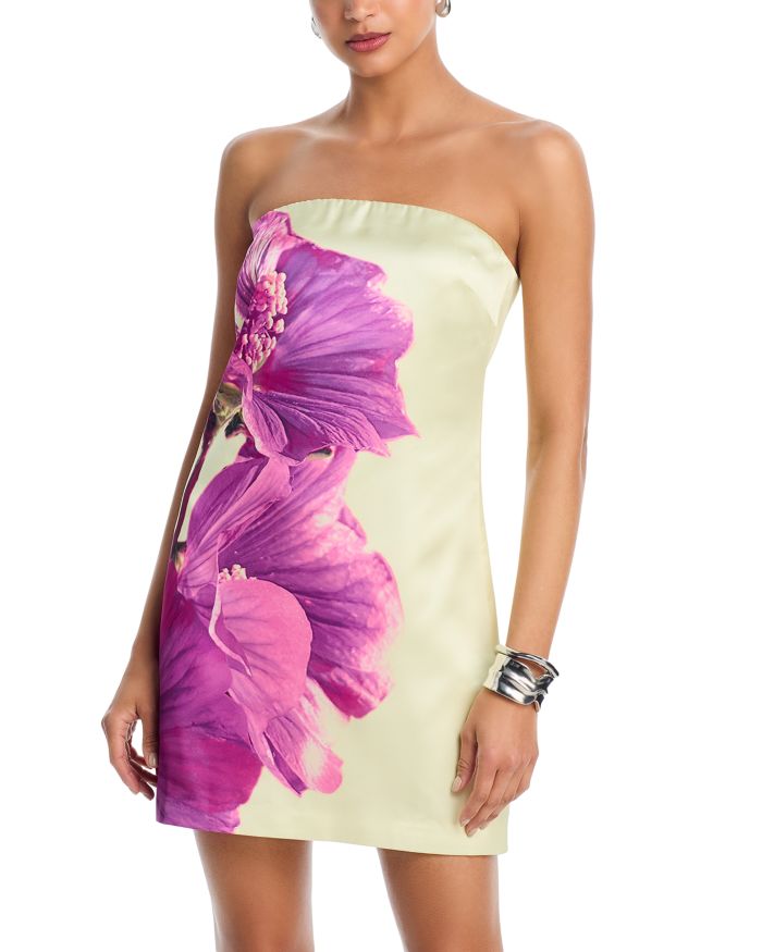 Rhapsody Orchid Strapless Mini Dress