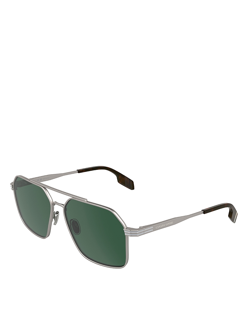 Canada Goose Aviator Sunglasses, 61mm