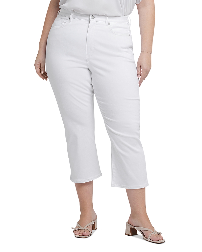 NYDJ PLUS JONI HIGH RISE RELAXED CAPRI JEANS
