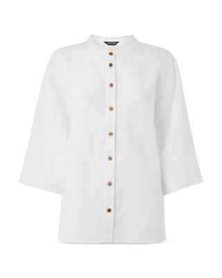 Grandad Linen Shirt
