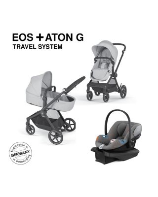 EOS 5-in-1 Travel System Stroller + Lightweight Aton G Infant Car Seat