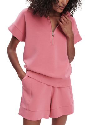 Short Sleeve Sweatshirt & Atrium High Rise Shorts