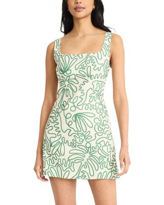 Square Neck Mini Dress