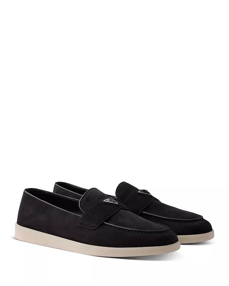 Prada Men's Suede Loafers