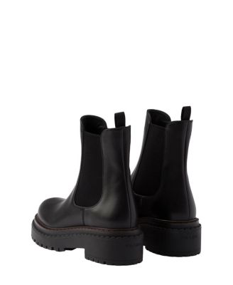  Women's Leather Chelsea Boots