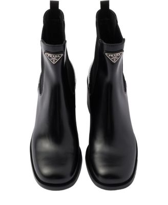  Women's Brushed Leather Booties