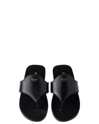 Women's Brushed Leather Thong Sandals