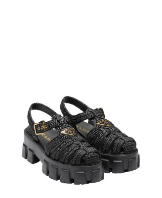 Women's Monolith Crochet Cage Sandals