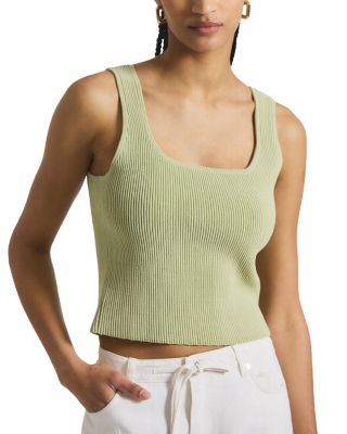 Sain Ribbed Sweater Tank Top