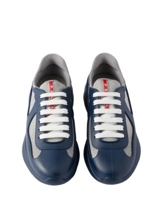 Men's America's Cup Soft Rubber and Bike Fabric Sneakers