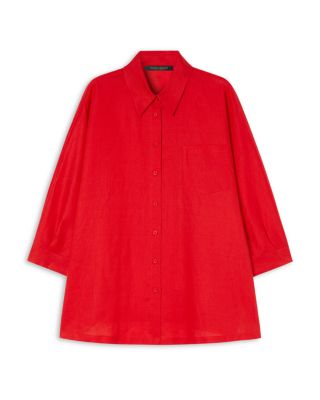 Marina Rinaldi Linen Shirt | Bloomingdale's