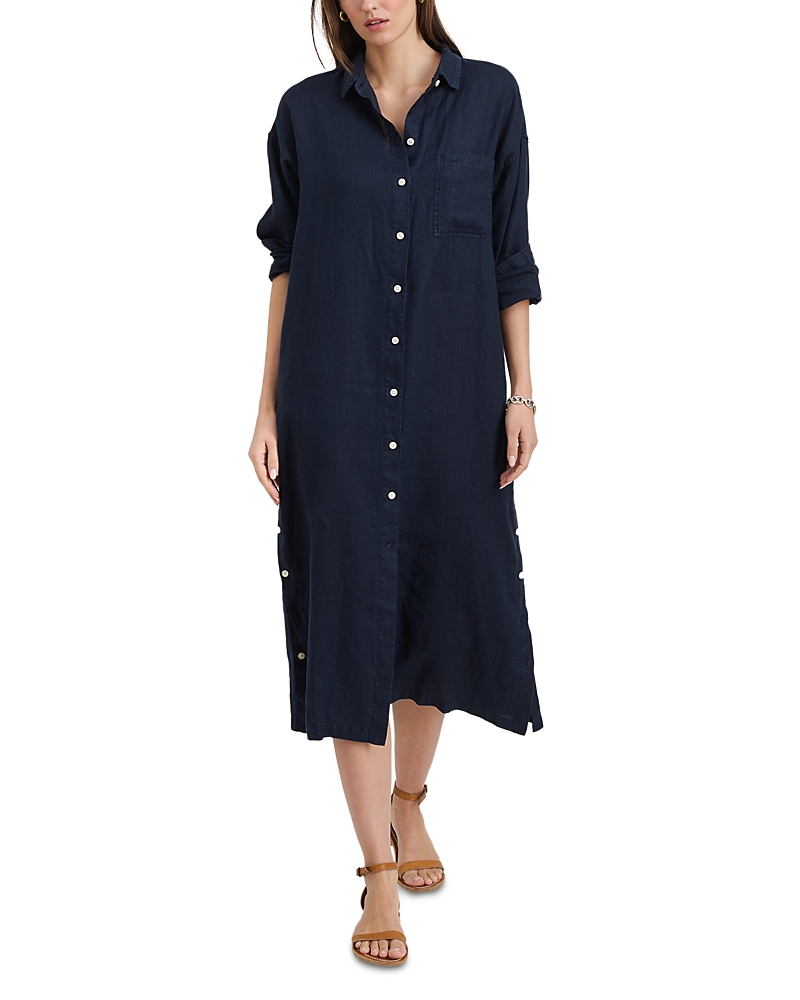 Alex Mill Kerry Shirtdress In Dark Navy In Blue