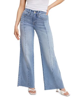 Good Petite Palazzo Jeans in Indigo957