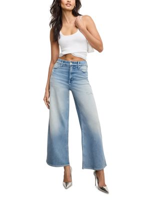 Good Skate Wide Cropped Jeans in Indigo958