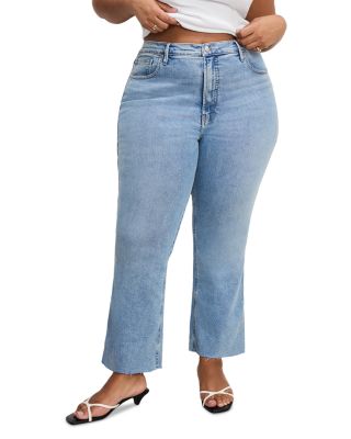 Good Standard Kick Flare Jeans in Indigo954