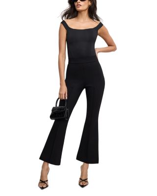 Soft Stretch Ponte Kick Flare Pants