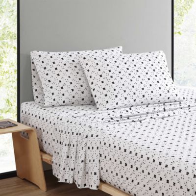 Kukkaketo Cotton Percale Sheet Set
