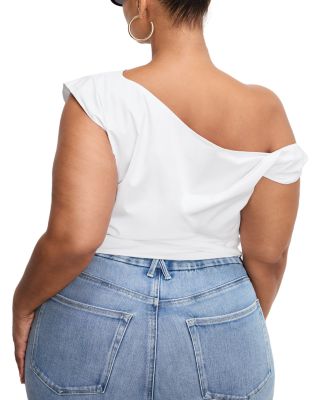 Poplin Off Shoulder Top