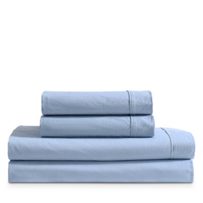 Washed Percale Cotton Sheet Set, Twin
