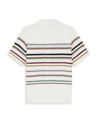 Striped Polo Sweater