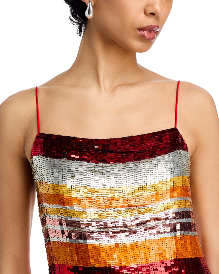 Bridget Sequin Spaghetti Strap Dress