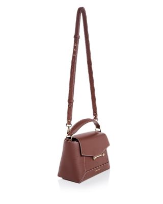 Mosaic Leather Top Handle Bag