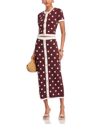 Alice Skirt Cocoa Dot