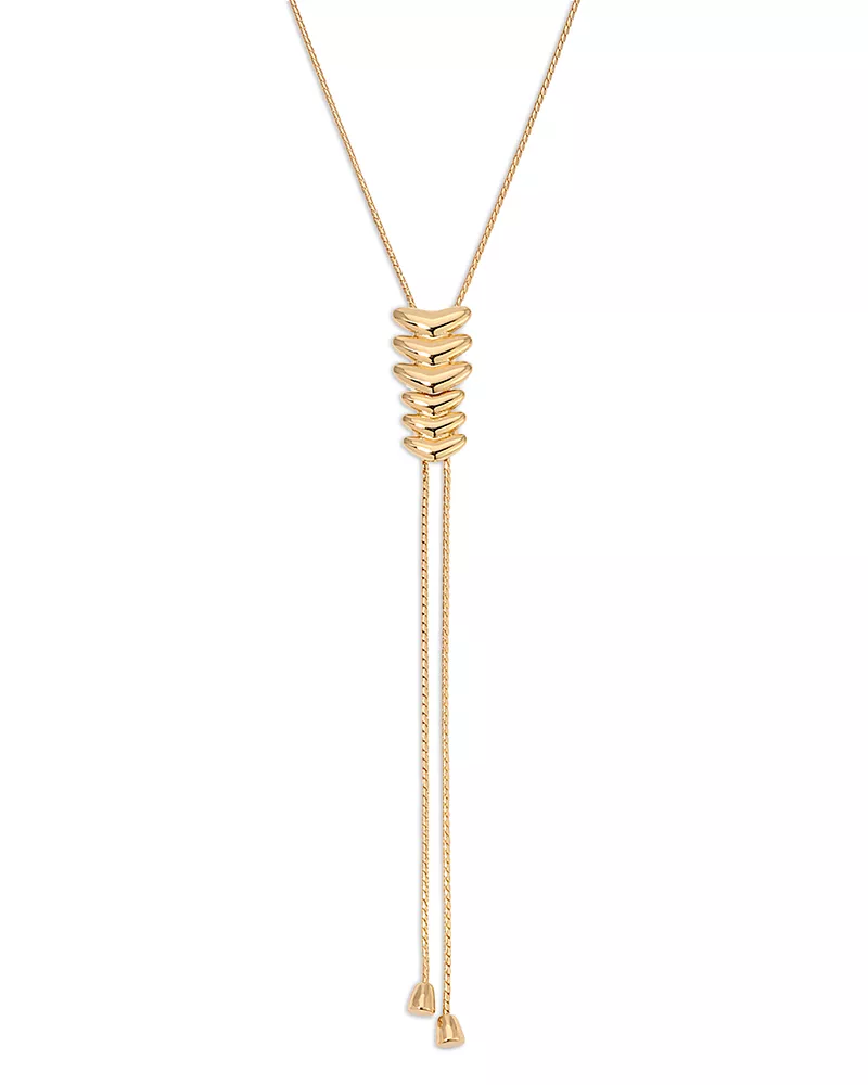 Ettika Metal Moderna Lariat Necklace, 33