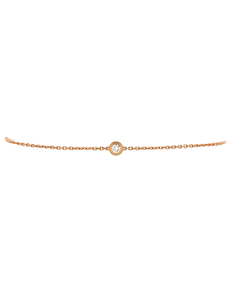 Pre-owned Pre-owned Cartier Cartier Xs D'amour Bracelet 18k Rose Gold And Diamond