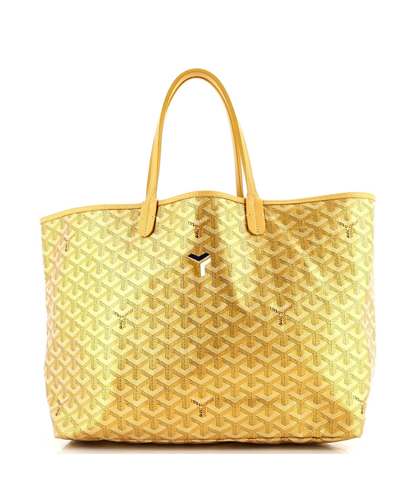 Pre-owned Pre-owned Goyard Goyard Pm Saint Louis Tote Precious Metals Coated Canvas