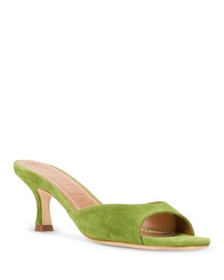 【関税込み】Staud シルバー Brigitte ミュールサンダル BRIGITTE MULE SILVER