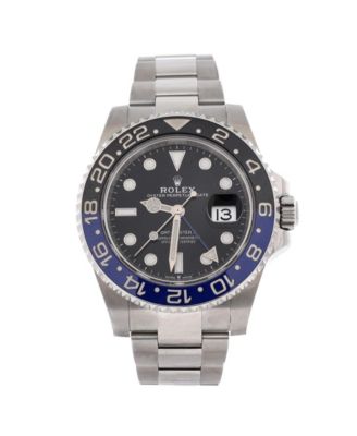 Pre-Owned Rolex - Oyster Perpetual Date GMT-Master II Batman Automatic Watch in Stainless Steel and Cerachrom 40mm