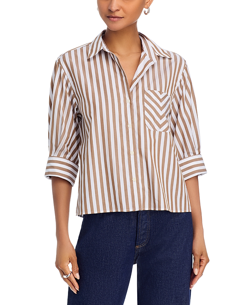 Rag & Bone Lucia Stripe Poplin Shirt