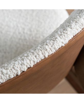 Shaw Boucle Wingback Accent Chair