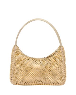 Re-Edition Satin Mini-Bag with Crystals