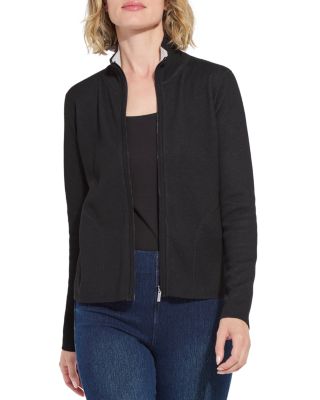 Reversible Cashmere Zip Up Cardigan