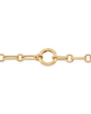 Paperclip Link Chain Necklace in 14K Yellow Gold, 18"