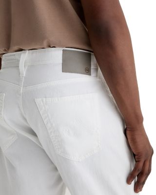 Everett Slim Straight Fit Jeans in Pristine White