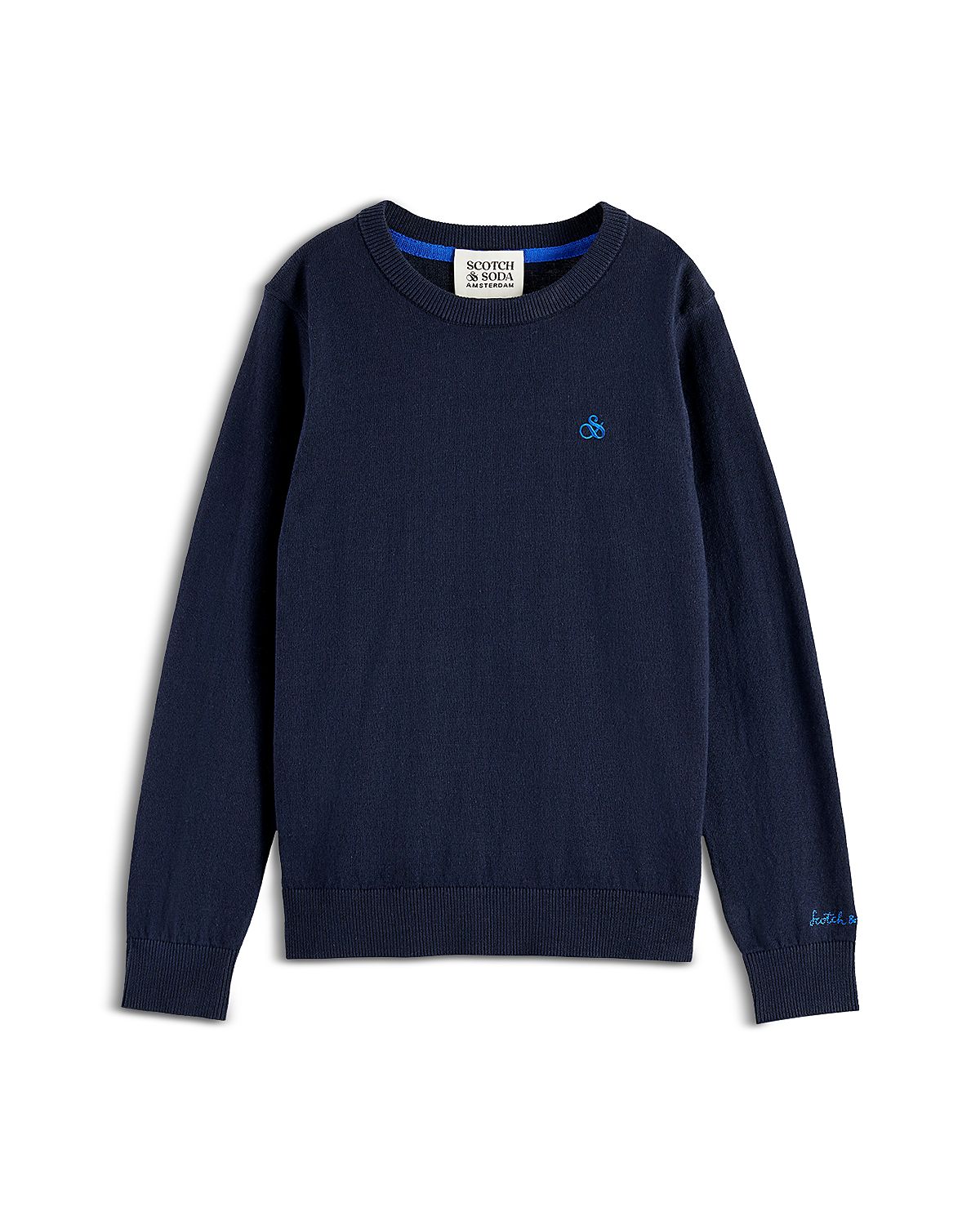 Scotch & Soda Boys' Core Logo Regular Fit Sweatshirt - Little Kid, Big Kid