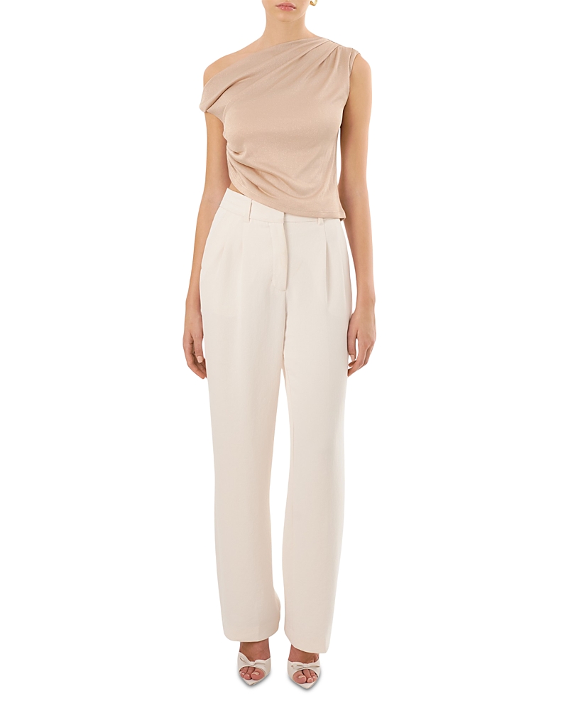 Lamarque One Shoulder Ruched Top