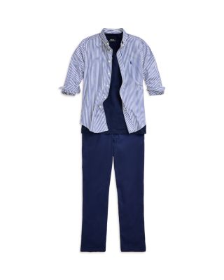 Boys' Embroidered Pony Cotton Tee - Big Kid