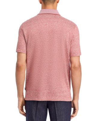 Short Sleeve Heathered Polo Shirt