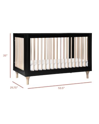 Lolly 3-in-1 Convertible Crib with Toddler Bed Conversion Kit
