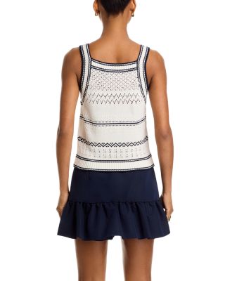 Pointelle Crochet Tank Top - Exclusive
