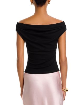 Off-The-Shoulder Jersey Top - Exclusive