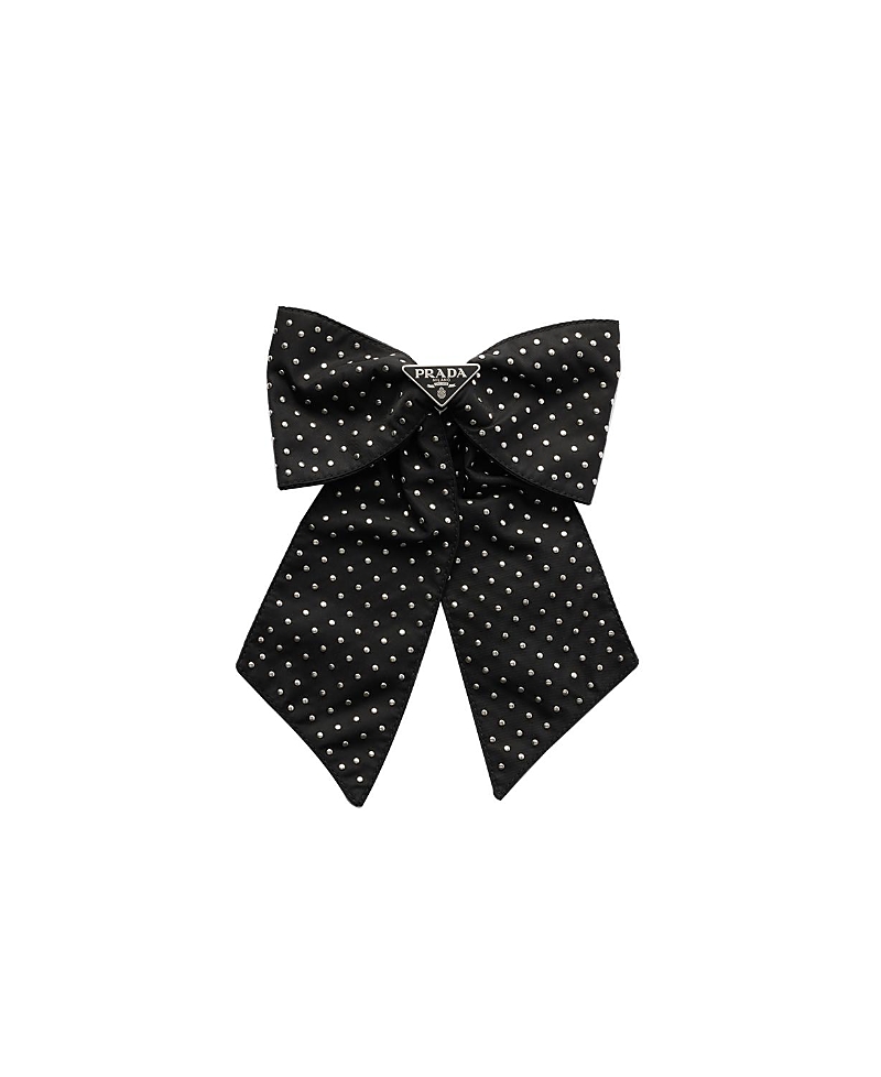 Prada Studded Re-nylon Hair Clip