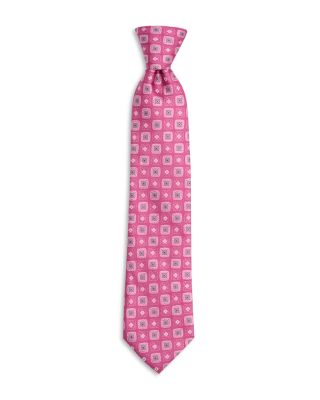 Silk Classic Floral Medallion Tie - Exclusive